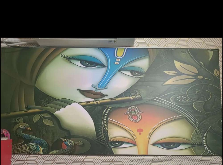Painting of radha krishna