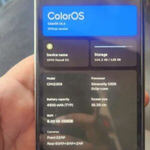 Oppo reno 8 5g