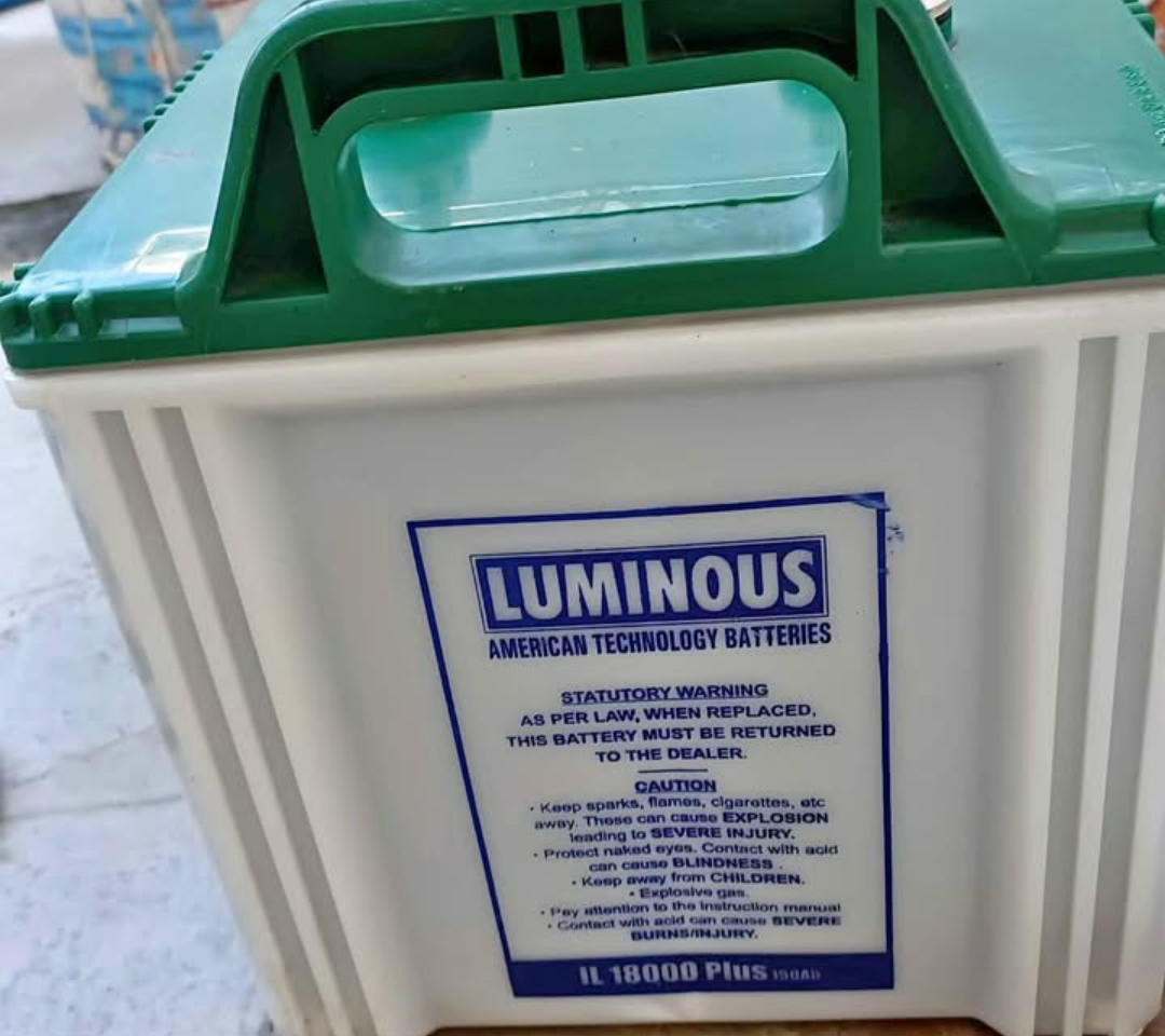 Luminous battery
