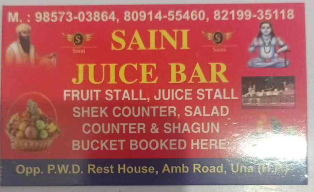 Fruit and juice stall