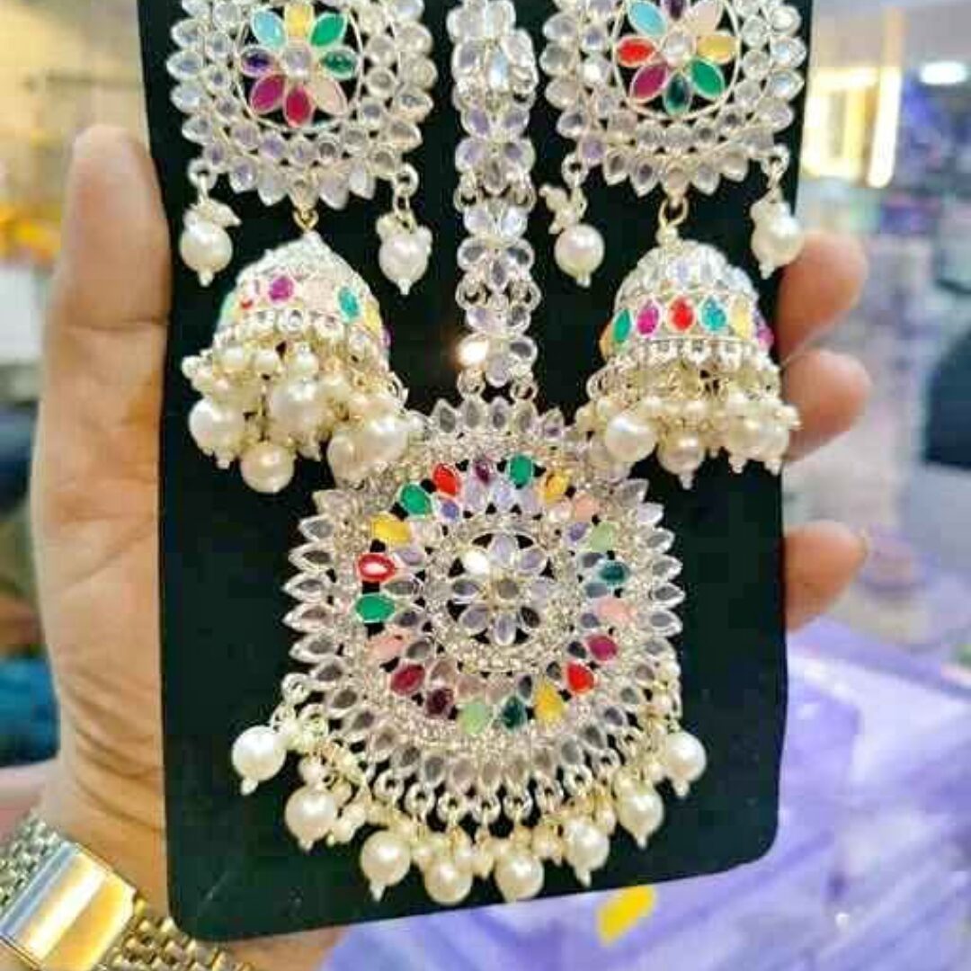 tikka and earing set