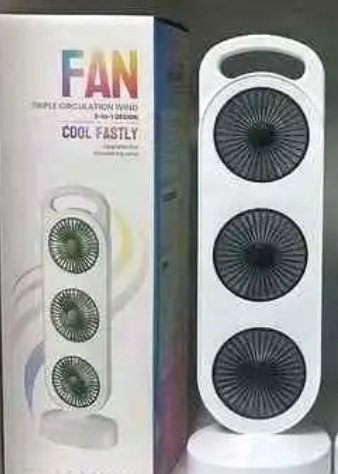 Fan triple circulation wind