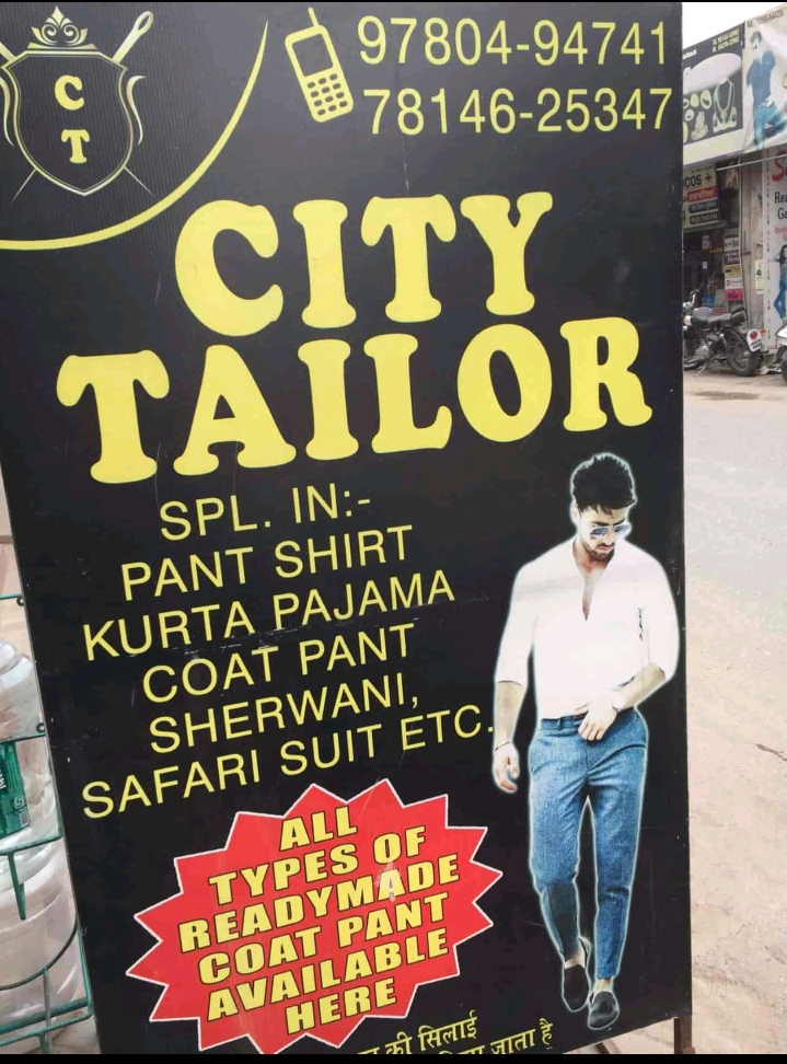 All kinds of mens clothes