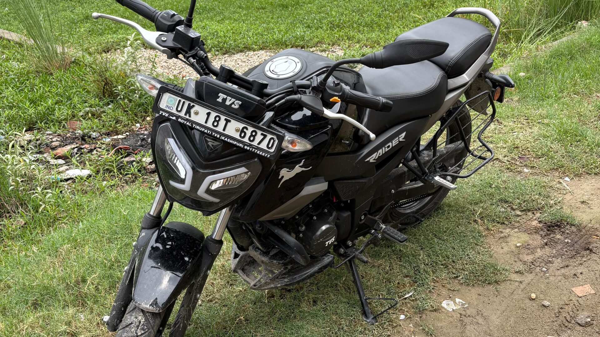 TVs raider new bike