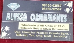 Gold and silver jewellery