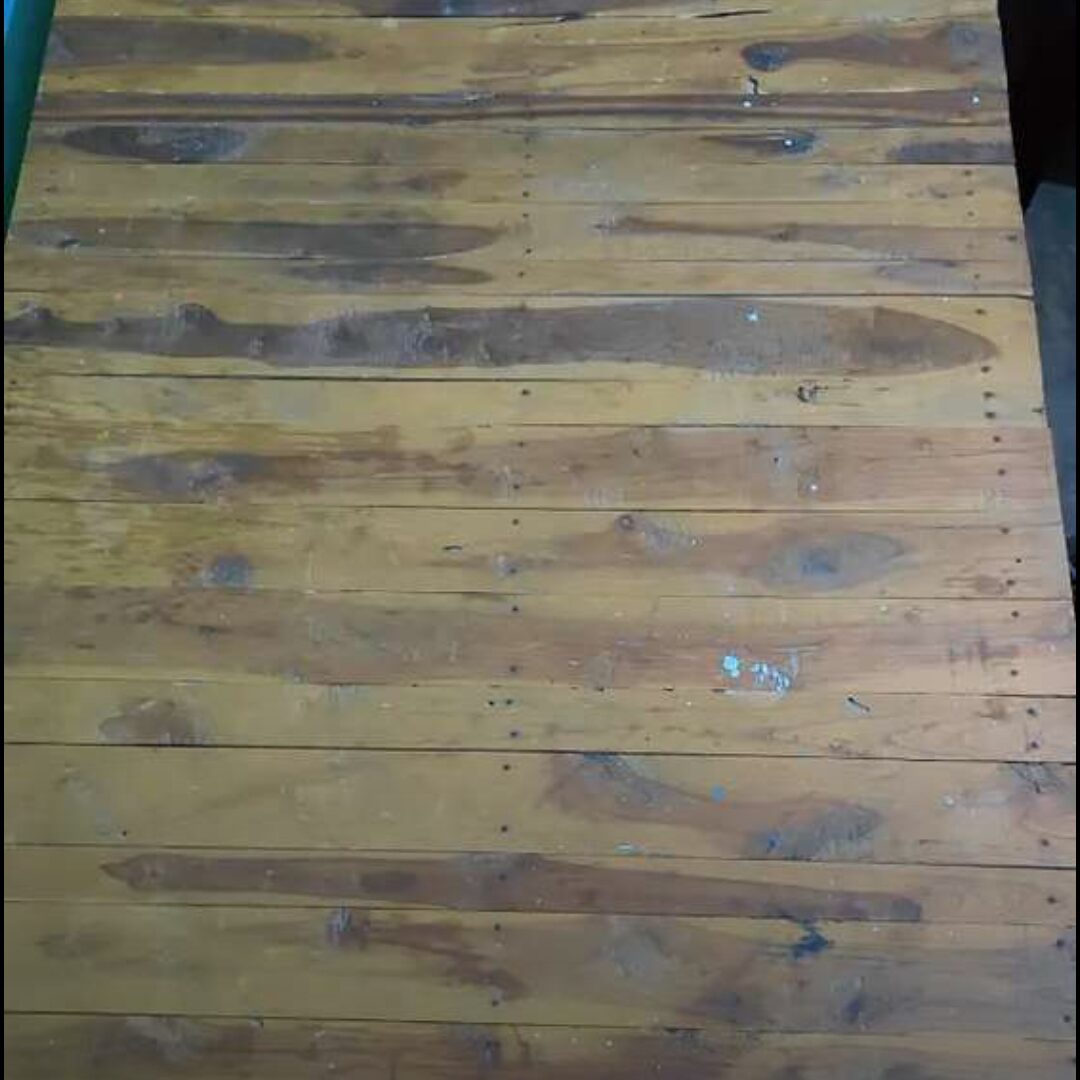 Wooden bed