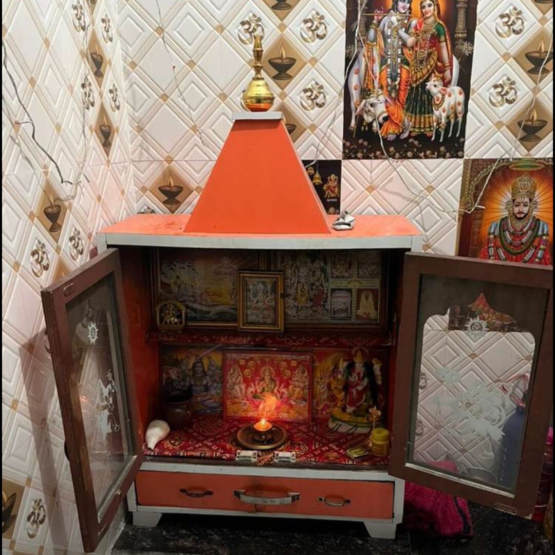 Wooden mandir