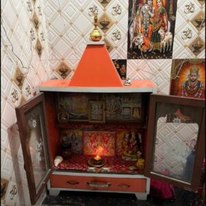 Wooden mandir